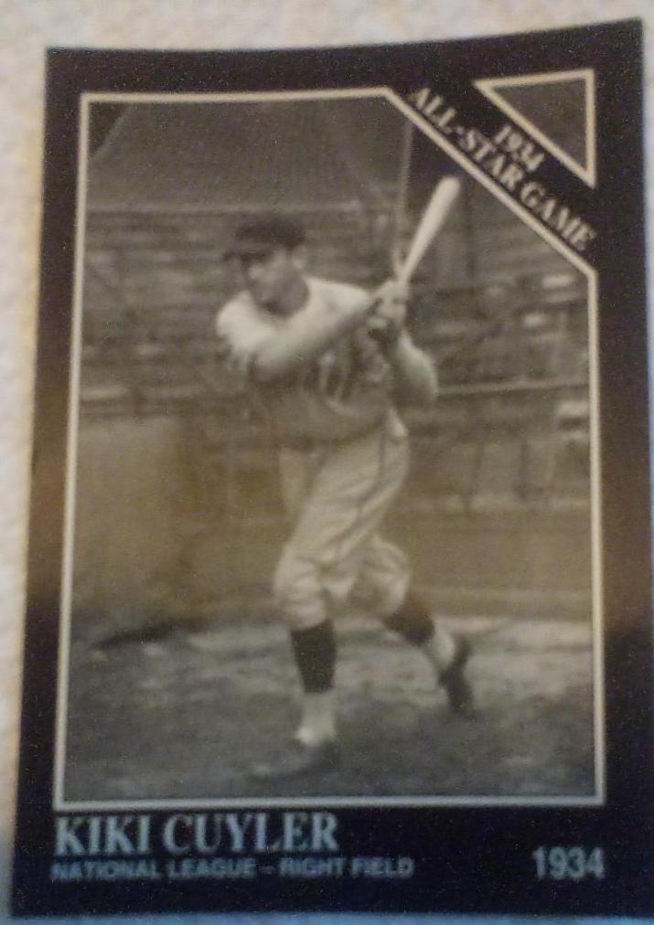 Kiki Cuyler #1096 Baseball Cards 1994 The Sportin News Conlon Collection