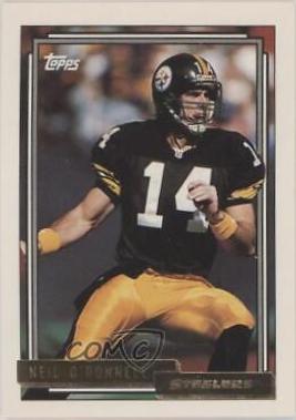 Neil O'Donnell #122 1992 Topps Gold Football