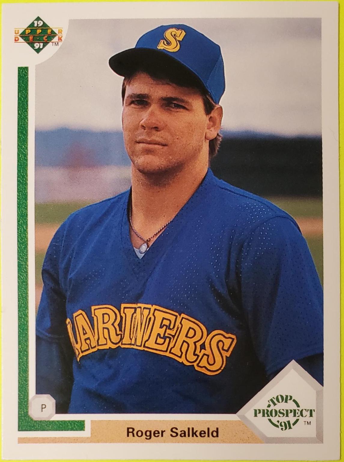 Roger Salkeld #63 Baseball Cards 1991 Upper Deck
