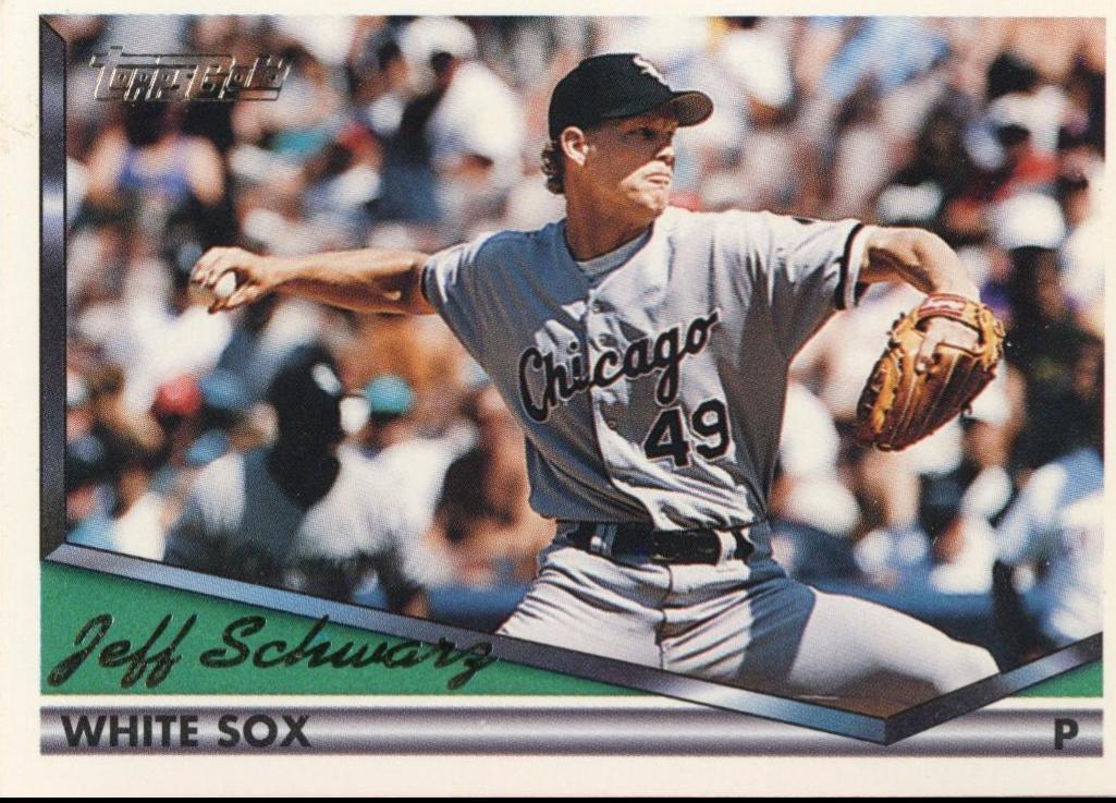 Jeff Schwarz #33 Baseball Cards 1994 Topps Gold