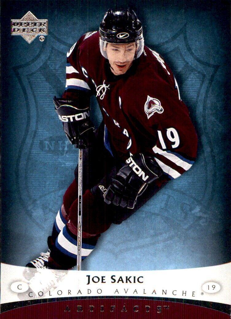 Joe Sakic #24 2005 Upper Deck Artifacts Hockey