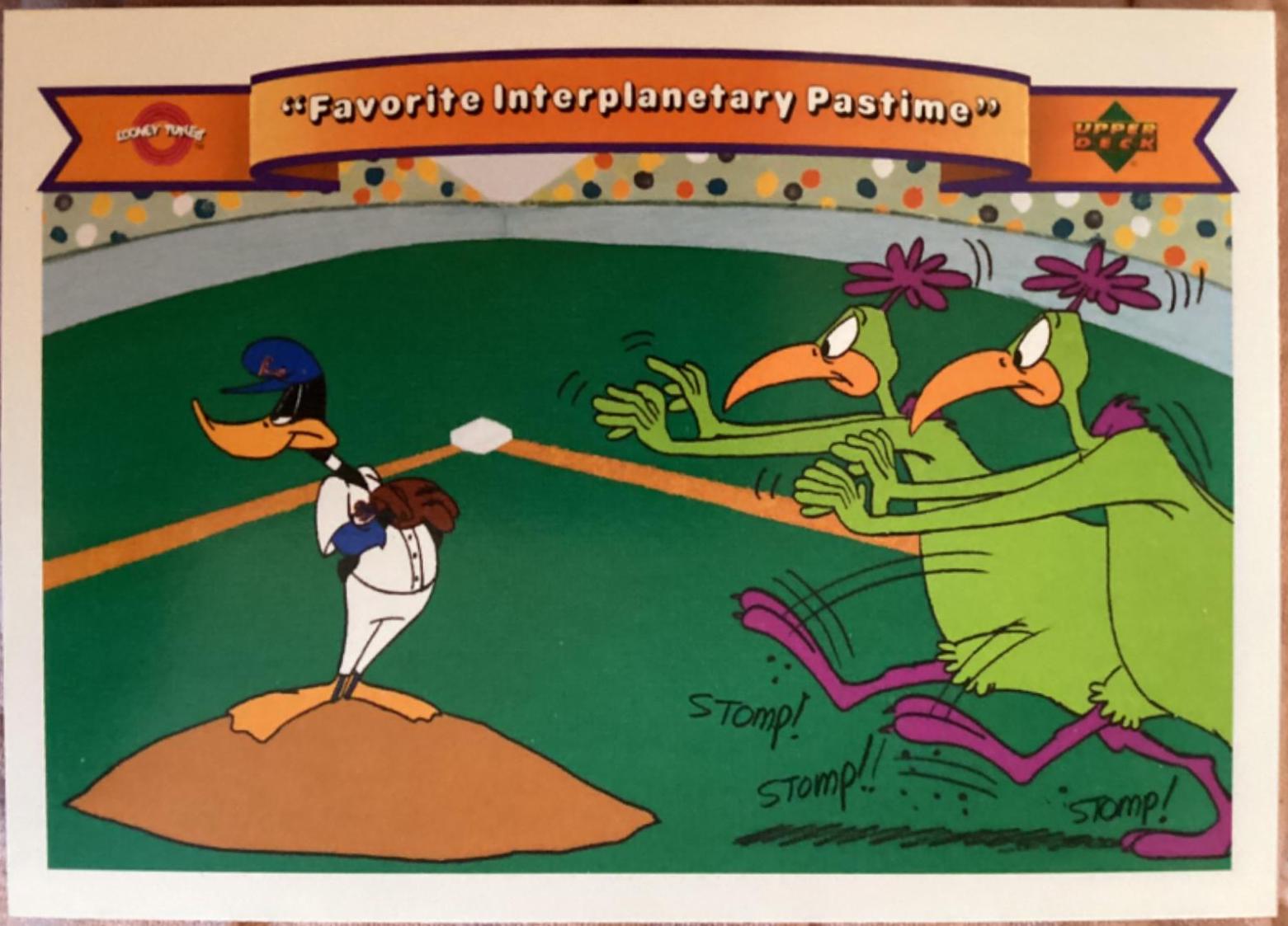 Favorite Interplanetary Pastime #9 Baseball Cards 1991 Upper Deck Comic Ball 2