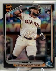 Luis Matos [Refractor] #83 Baseball Cards 2024 Bowman Chrome Prices