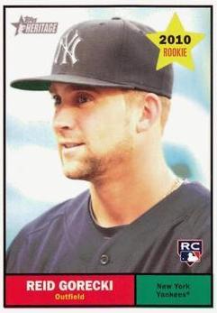 Reid Gorecki #29 Baseball Cards 2010 Topps Heritage