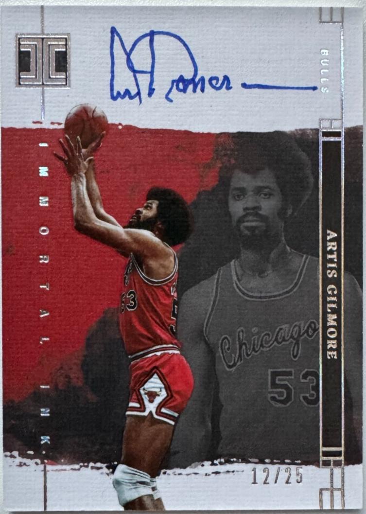Artis Gilmore #II-ART 2023 Panini Impeccable Immortal Ink Basketball