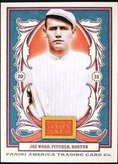 Joe Wood #5 Baseball Cards 2013 Panini Golden Age