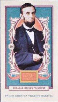 Abraham Lincoln #1 Baseball Cards 2013 Panini Golden Age