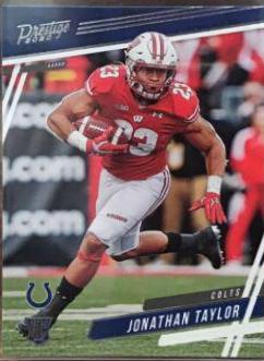 Jonathan Taylor #259 Football Cards 2020 Panini Prestige