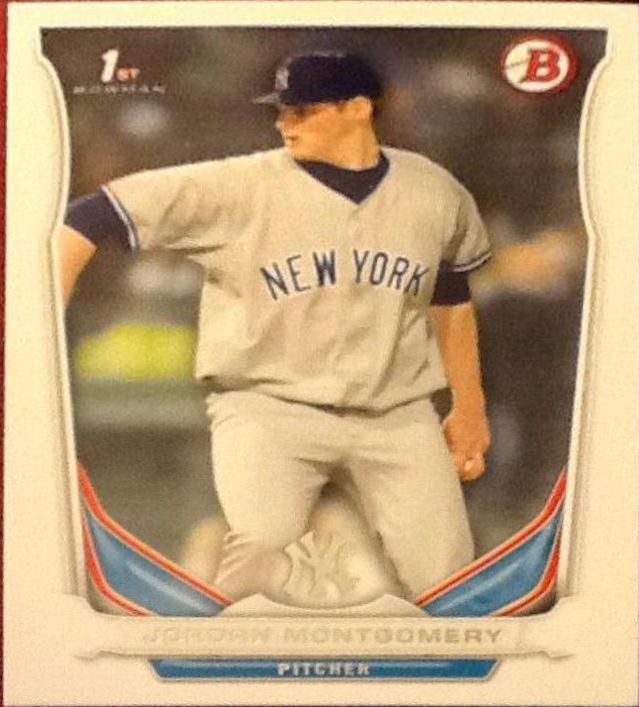 Jordan Montgomery #DP114 2014 Bowman Draft Picks Baseball
