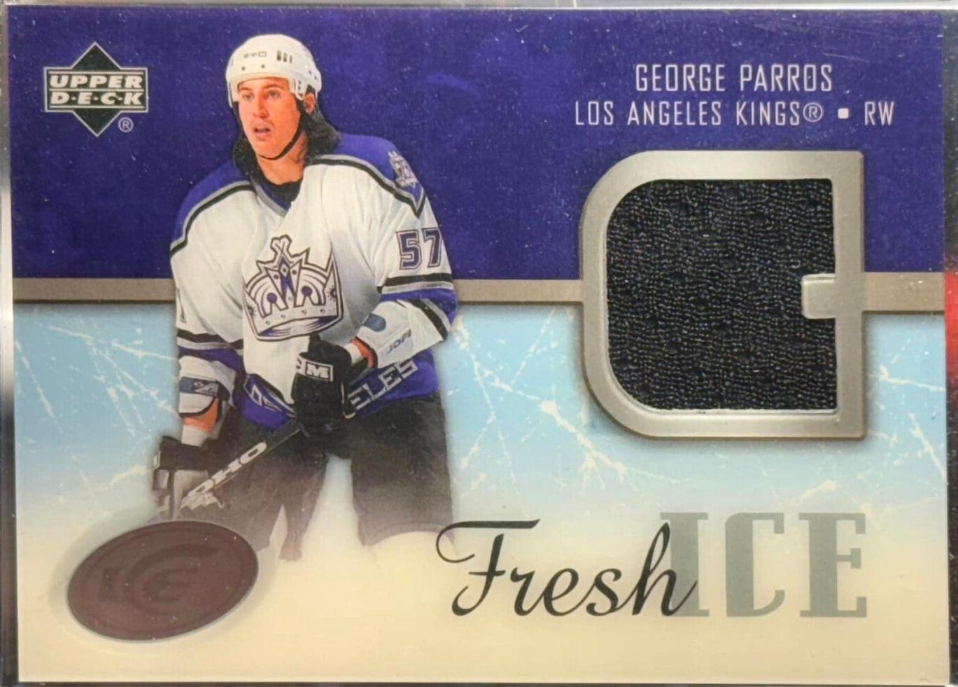 George Parros #FI-GP Hockey Cards 2005 Upper Deck Ice Fresh