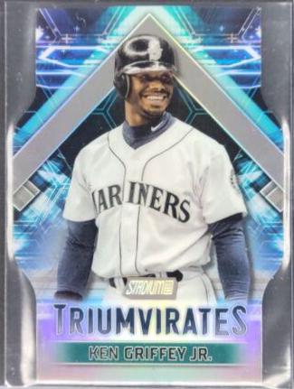 Ken Griffey Jr. #T-20 Baseball Cards 2023 Stadium Club Triumvirates