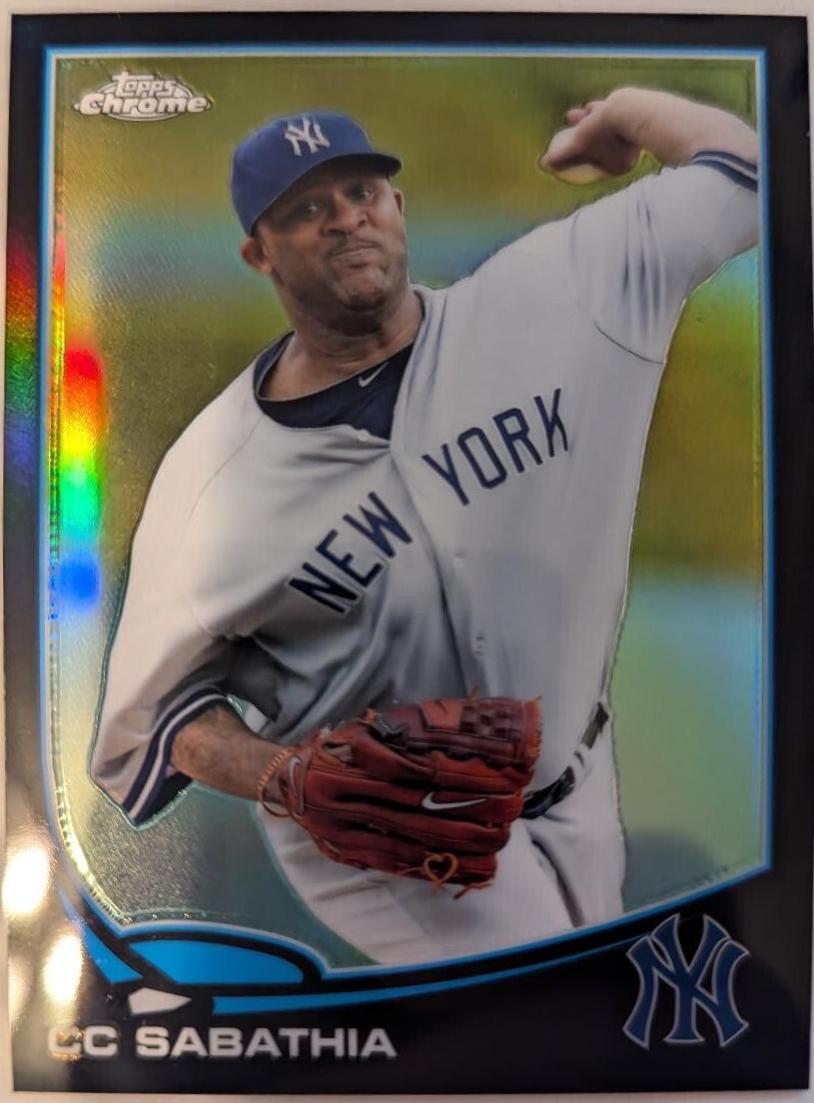 C. C. Sabathia #174 Baseball Cards 2013 Topps Chrome