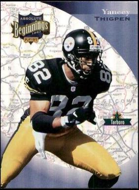 Yancey Thigpen #133 1997 Playoff Absolute Football