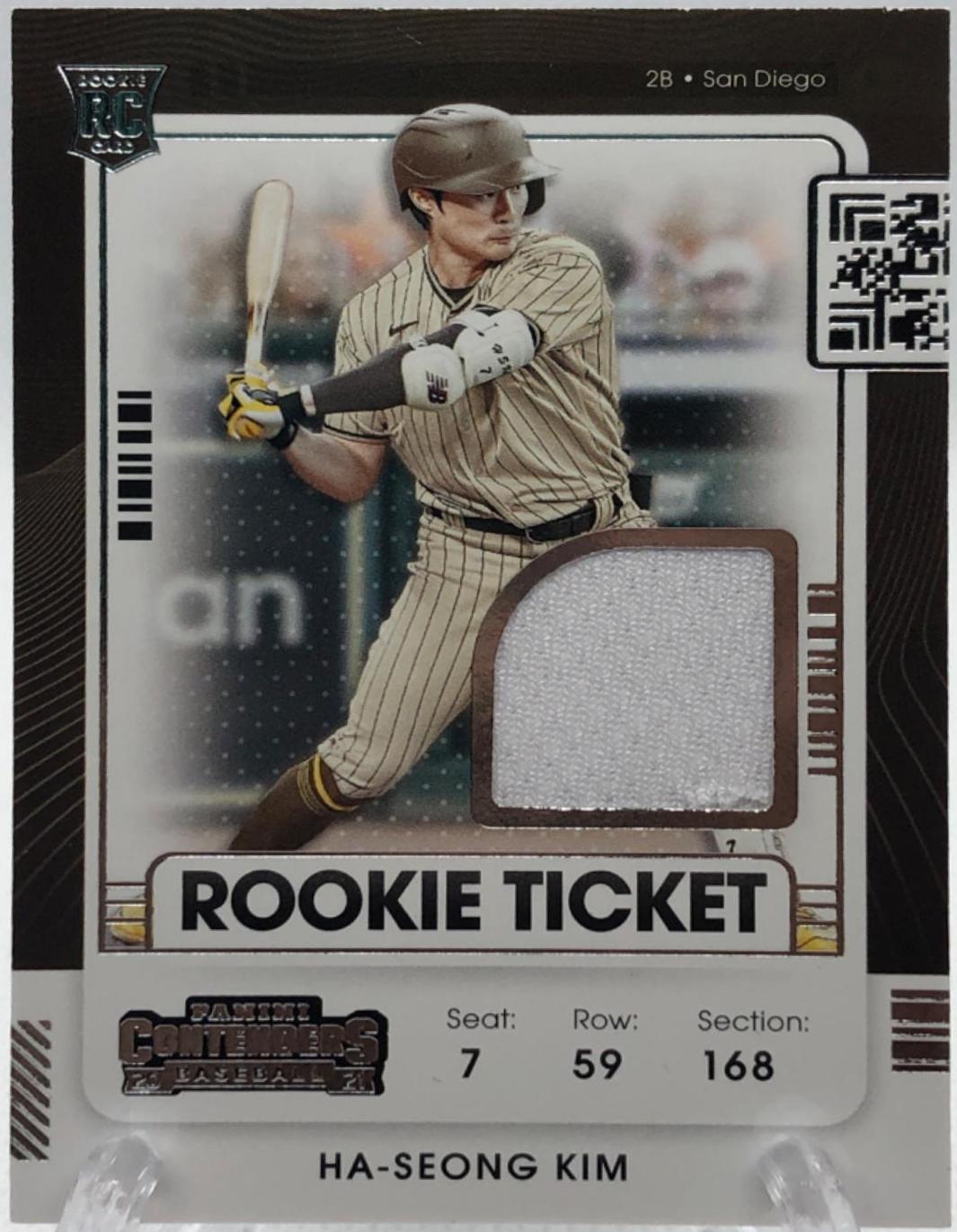 Ha-Seong Kim #RTJ-HK Baseball Cards 2021 Panini Contenders