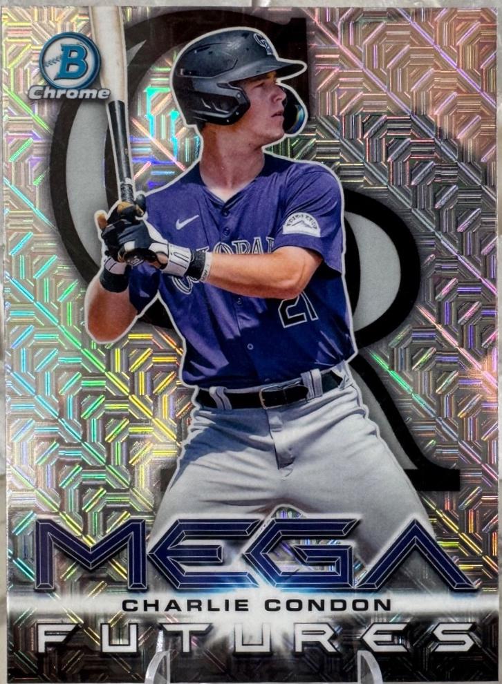 Charlie Condon #BMF-13 Baseball Cards 2025 Bowman Mega Futures