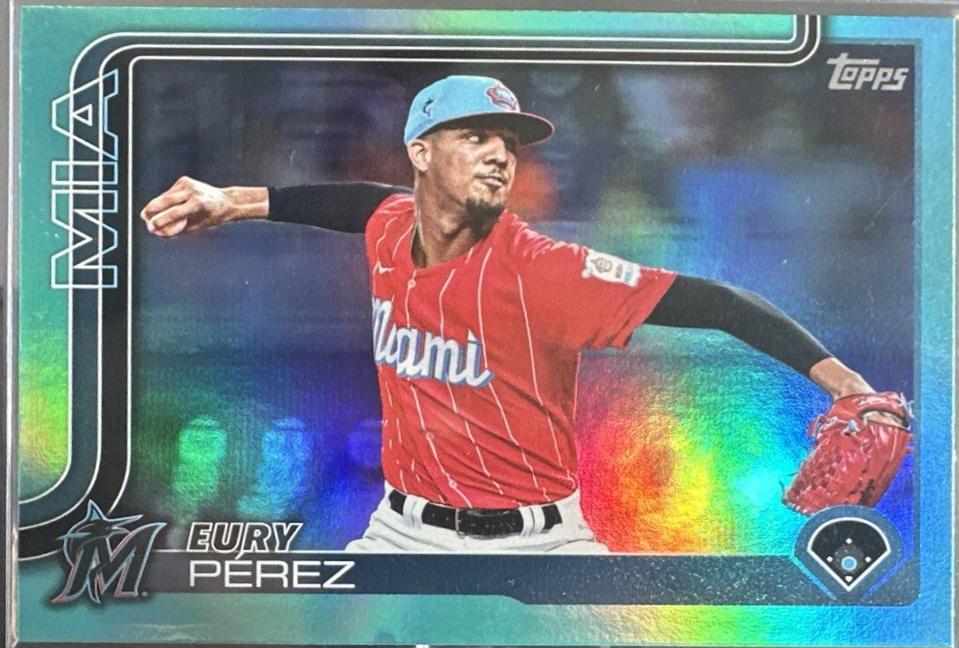 Eury Perez [Aqua Rainbow Foil] #487
