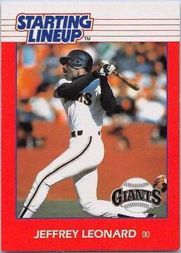 Jeffrey Leonard Baseball Cards 1988 Kenner Starting Lineup