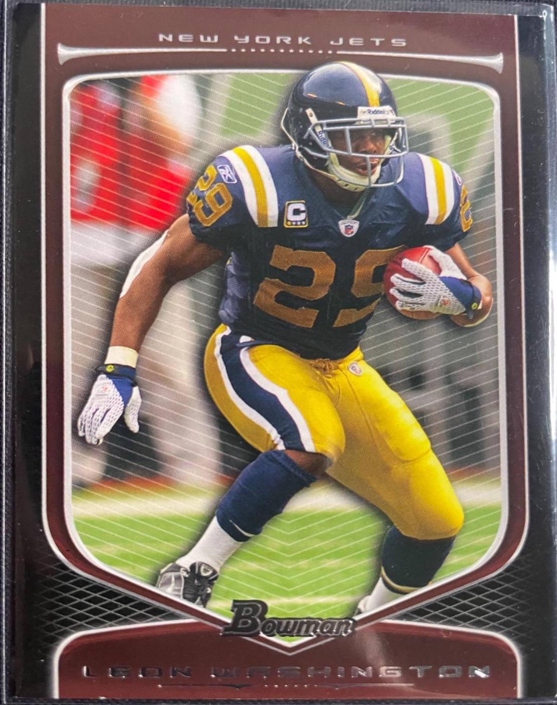 Leon Washington #40 Football Cards 2009 Bowman Draft