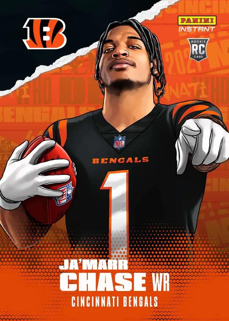 Ja'Marr Chase #IS-JC Football Cards 2021 Panini Instant NFL