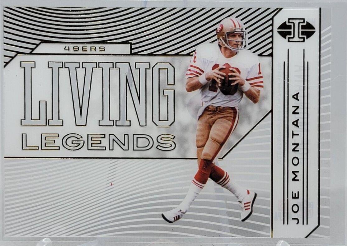 Joe Montana #LL11 Football Cards 2020 Panini Illusions Living Legends