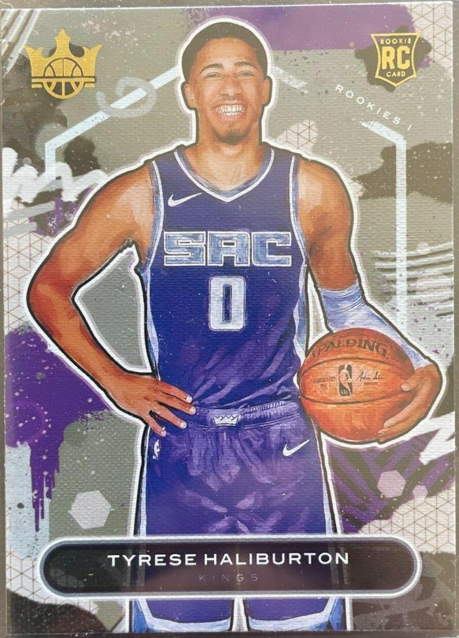 Tyrese Haliburton #96 Basketball Cards 2020 Panini Court Kings