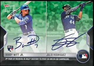 Bobby Witt Jr. / Julio Rodriguez