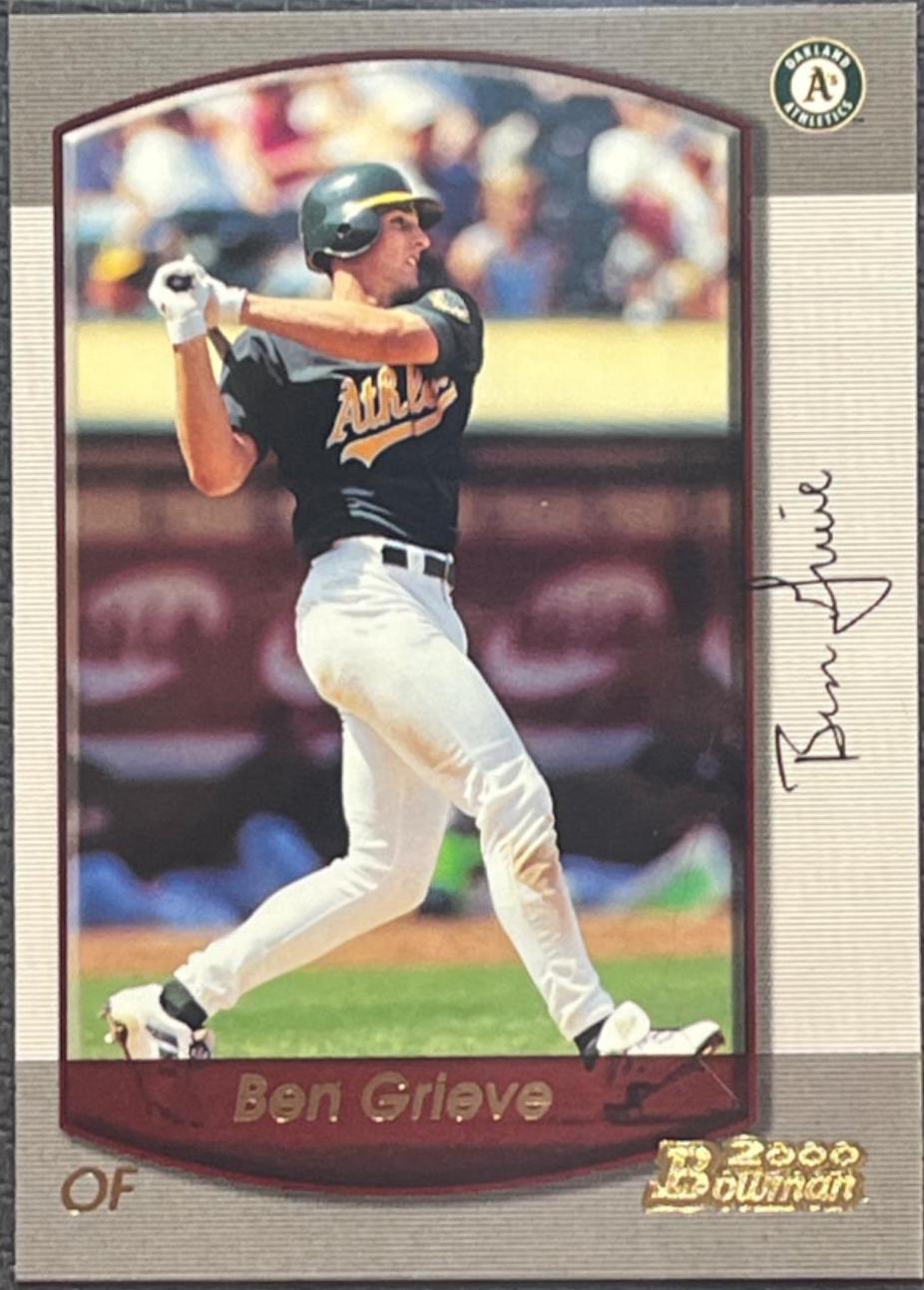 Ben Grieve #14 Baseball Cards 2000 Bowman