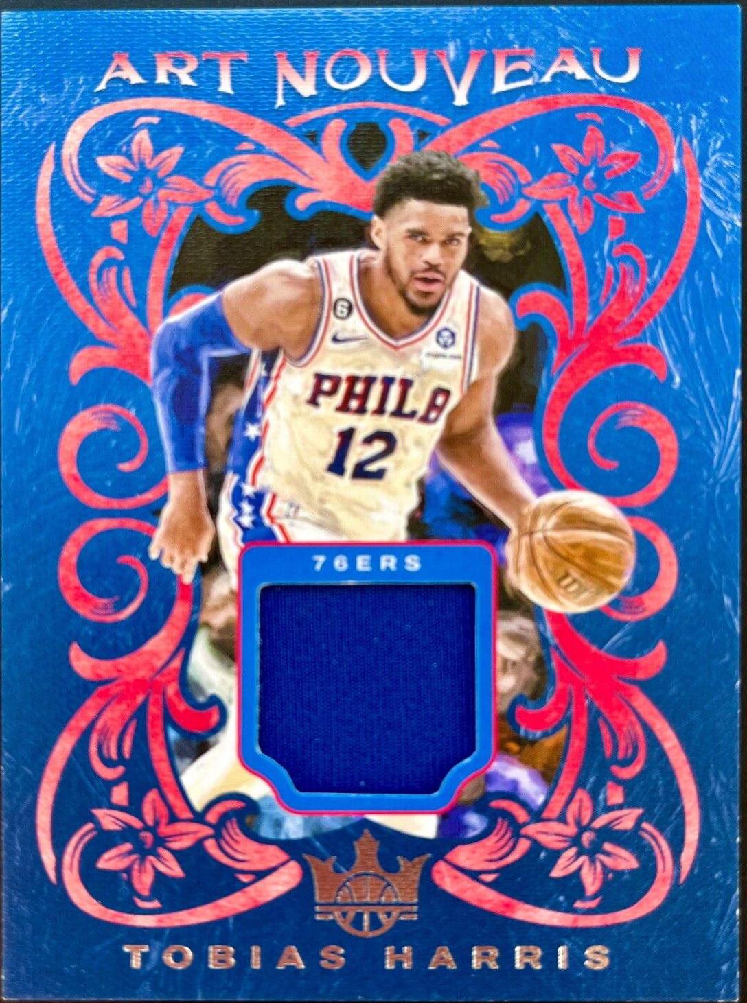 Tobias Harris #AN-HAR Basketball Cards 2023 Panini Court Kings Art Nouveau