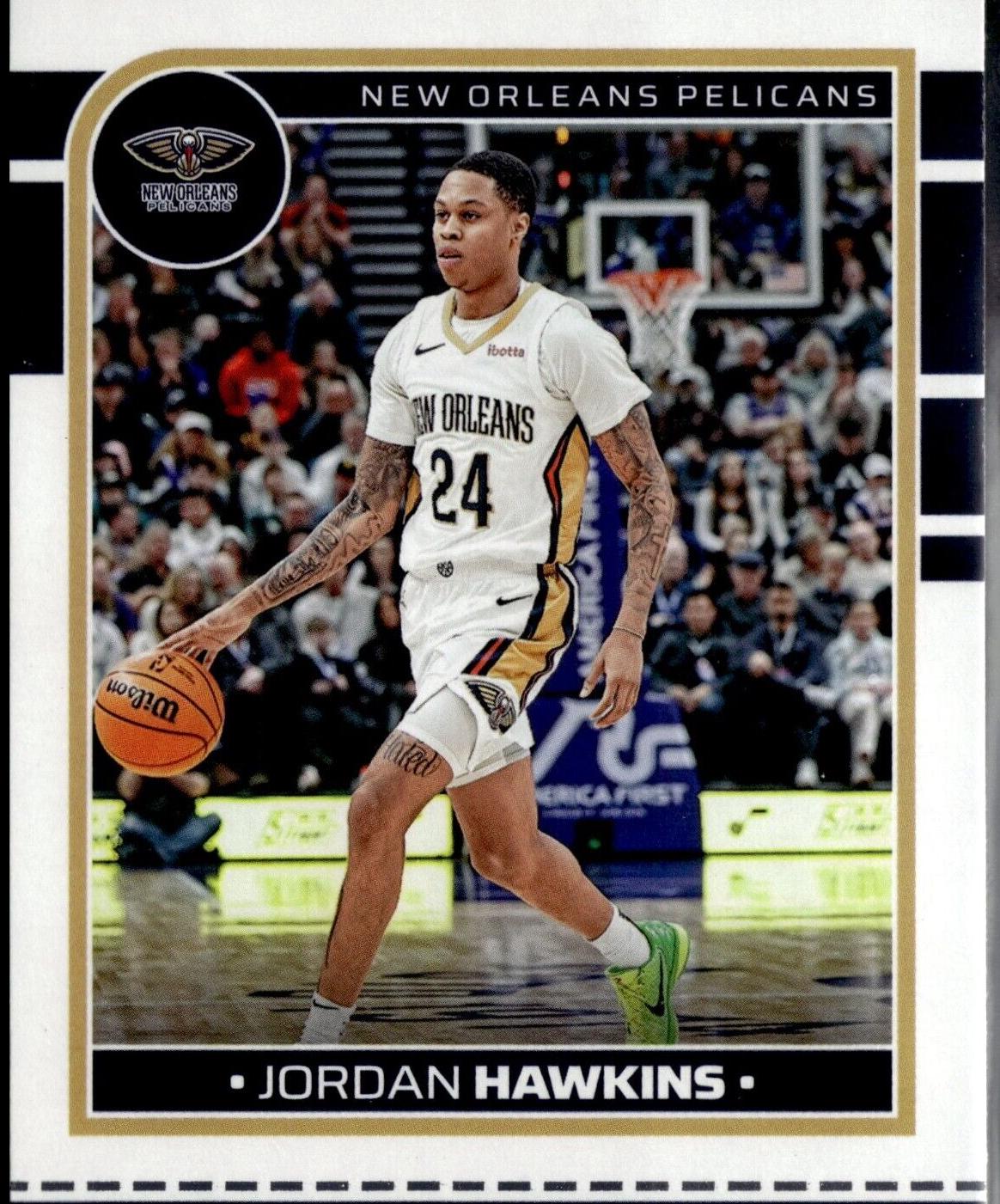 Jordan Hawkins #109 Basketball Cards 2024 Panini NBA Hoops