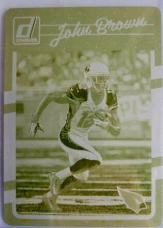 John Brown #5 2016 Panini Donruss Football