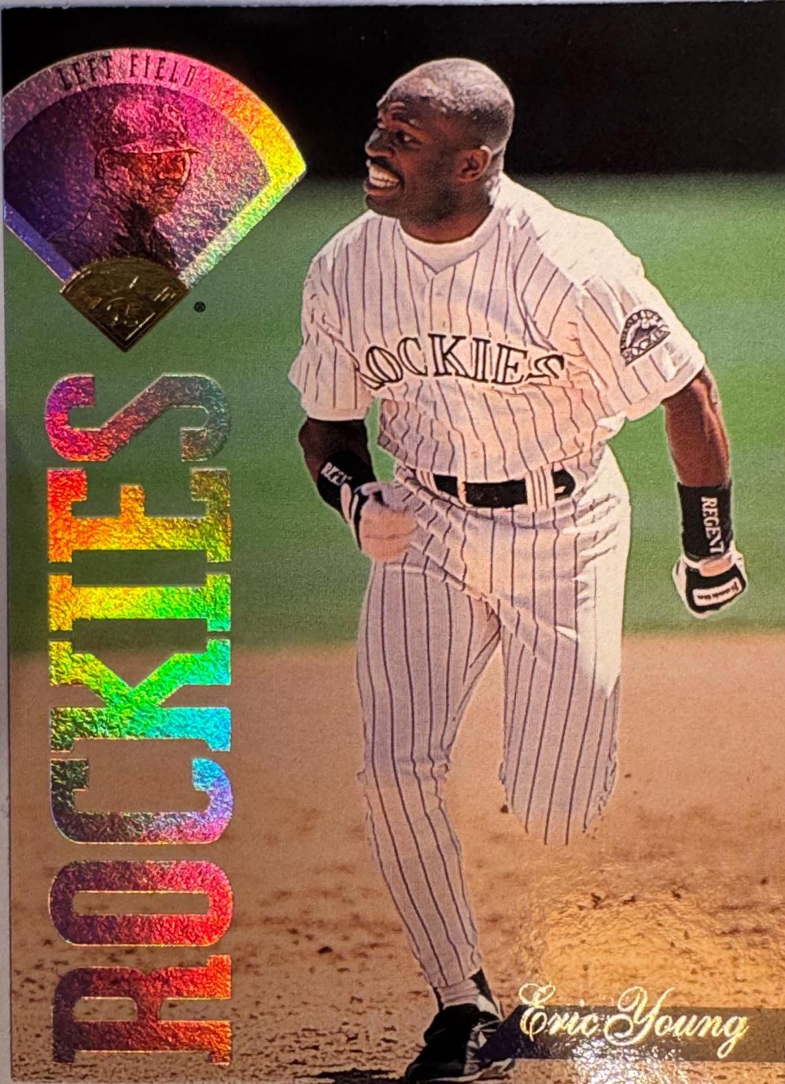 Eric Young #188 Baseball Cards 1995 Leaf