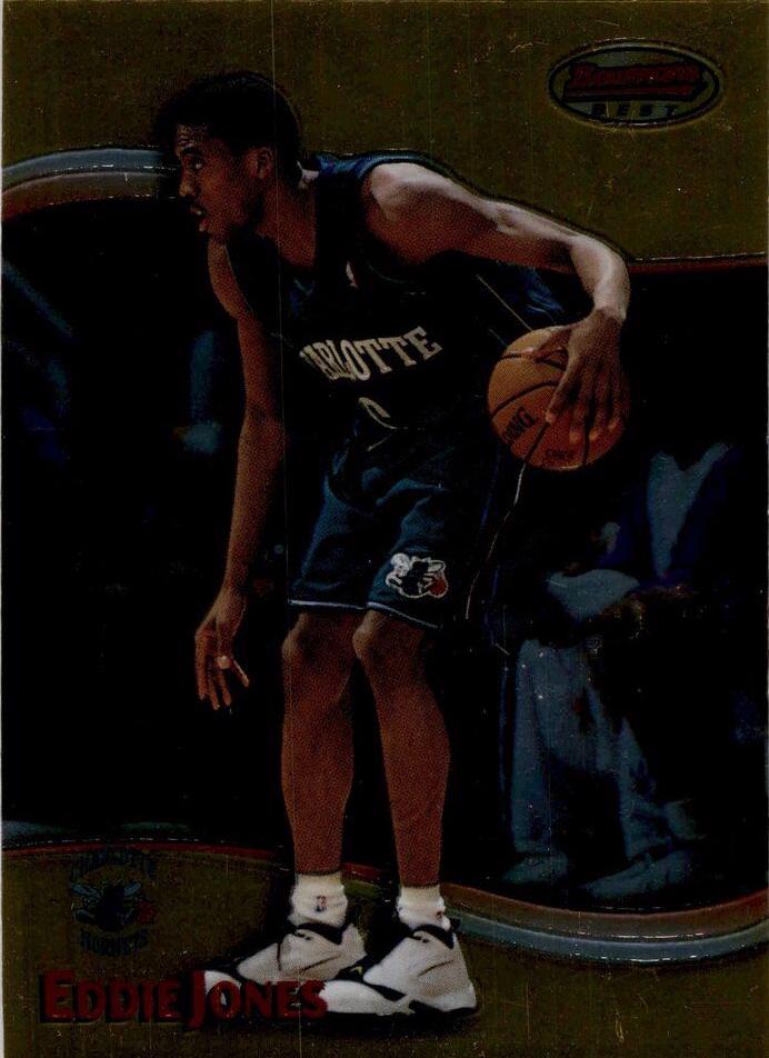 Eddie Jones #9 Basketball Cards 1998 Bowman's Best