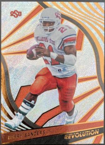 Barry Sanders #2 Football Cards 2023 Panini Chronicles Draft Picks Revolution