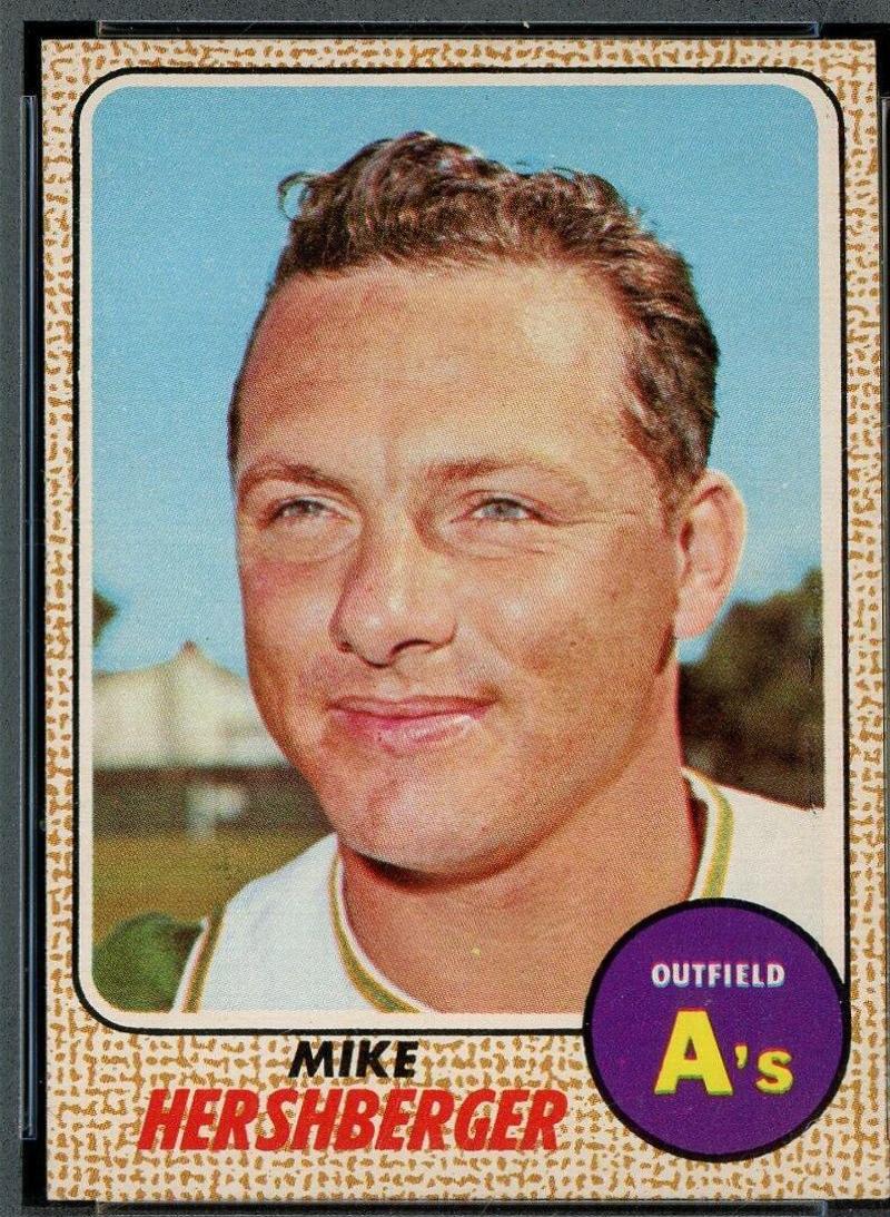 Mike Hershberger #18 Baseball Cards 1968 O Pee Chee