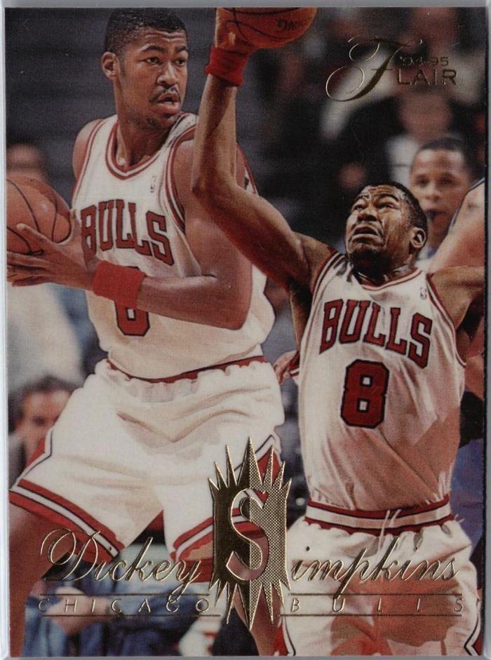 Dickey Simpkins #196 Basketball Cards 1994 Flair