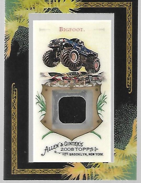 Bigfoot #AGR-BF Baseball Cards 2008 Topps Allen & Ginter Framed Relics