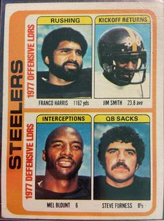 Steelers Team Checklist