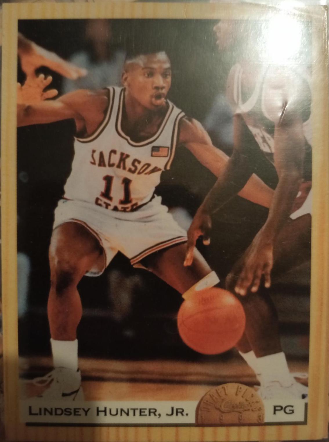Lindsey Hunter,Jr #7 Basketball Cards 1993 Classic