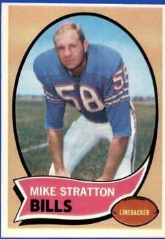 Mike Stratton #252 Football Cards 1970 Topps