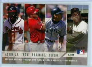Alex Rodriguez, Mike Trout, Orlando Cepeda, Ronald Acuna Jr.