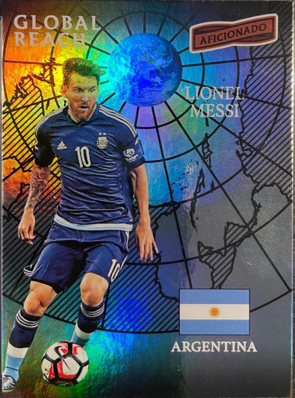 Lionel Messi #153 Soccer Cards 2016 Panini Aficionado