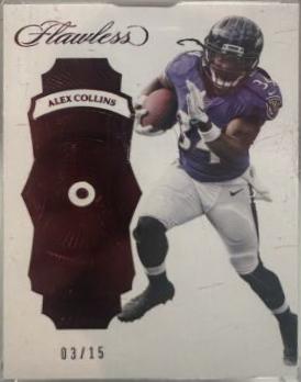 Alex Collins #8 Football Cards 2017 Panini Flawless