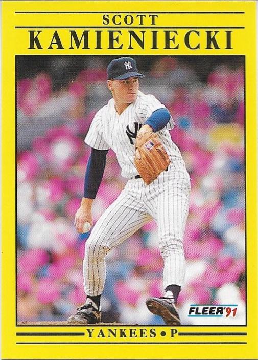 Scott Kamieniecki #U-45 Baseball Cards 1991 Fleer Update
