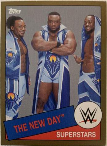 The New Day #82 Wrestling Cards 2015 Topps Heritage WWE