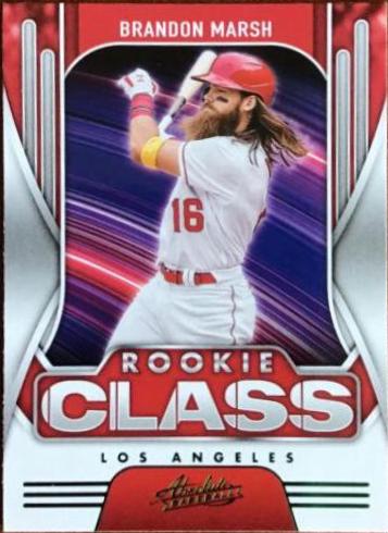 Brandon Marsh #RC-9 Baseball Cards 2022 Panini Absolute Rookie Class