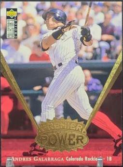 Andres Galarraga #PP6 Baseball Cards 1997 Collector's Choice Premier Power