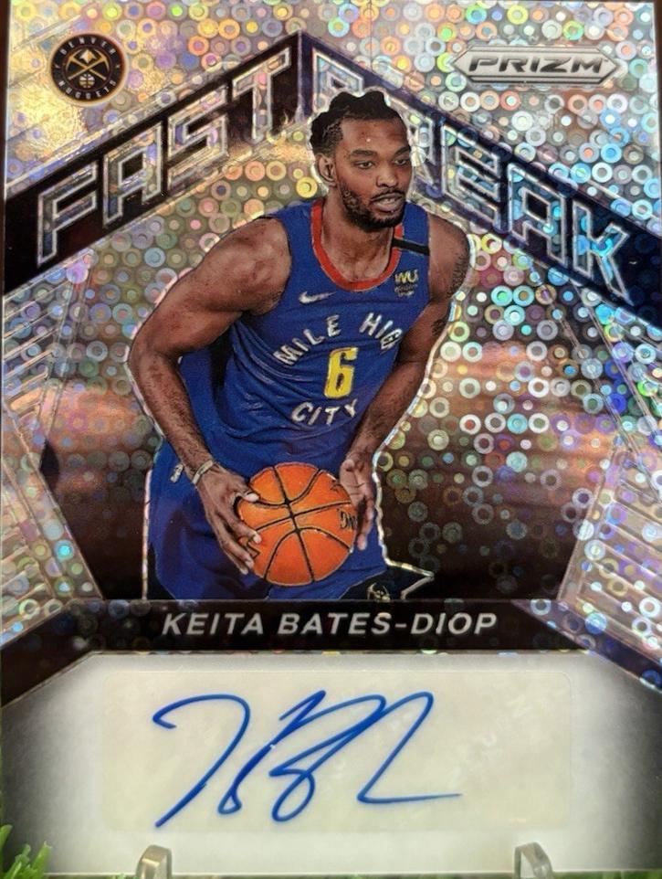 Keita Bates-Diop #FBA-KBD 2020-21 Panini Prizm Basketball Fast Break Autographs