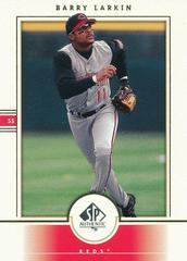 Barry Larkin #87 Baseball Cards 2000 SP Authentic Prices