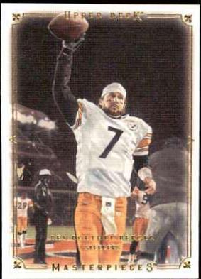 Ben Roethlisberger #7 Football Cards 2008 Upper Deck Masterpieces