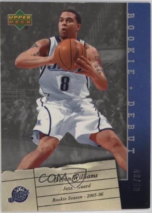 Deron Williams #97 Basketball Cards 2006 Upper Deck Rookie Debut
